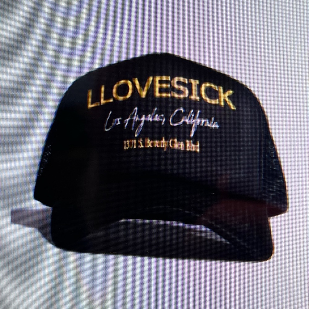 Trucker hat from Los Angeles company LLovesick.